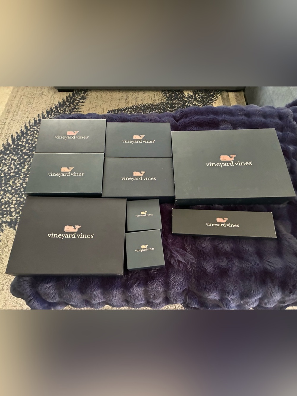 Lot of Vineyard Vines Gift Boxes w/magnet closures *PLEASE READ DESCRIPTION*